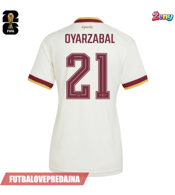 Lacne Ženy Futbalové dres Španielsko Mikel Oyarzabal #21 MS 2026 Krátky Rukáv - Preč